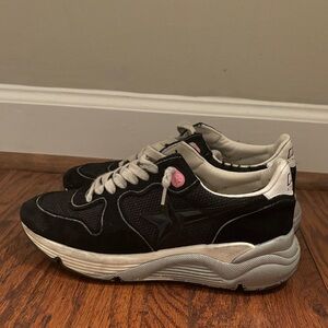 Golden Goose Black and White Sneakers